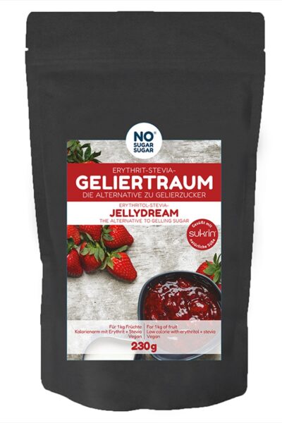 Zamiennik cukru żelującego na bazie erytrytolu i stewii Jellydream