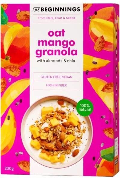 Granola owsiana z mango The Beginnings