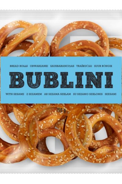 Obwarzanki "Bublini" z sezamem 150 g