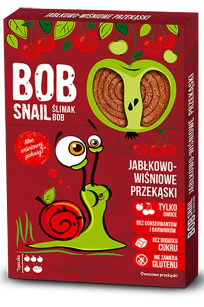 Bob Snail jabłko-wiśnia 60g
