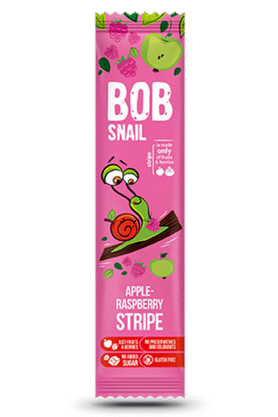 Bob Snail Stripe jabłko-malina 14g