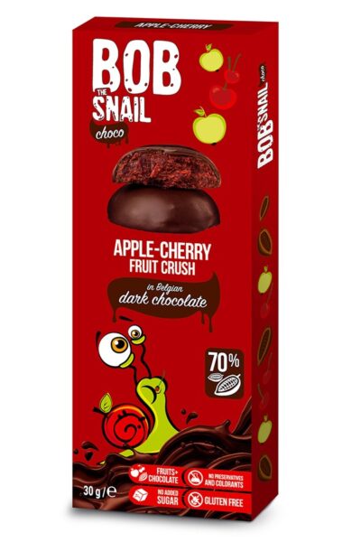 Bob Snail jabłko-wiśnia w ciemnej czekoladzie