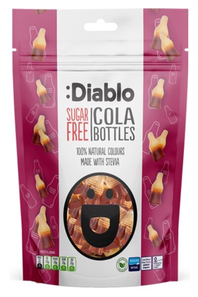 Żelki cola bez cukru Diablo