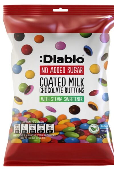 Czekoladowe lentylki bez dodatku cukru Diablo