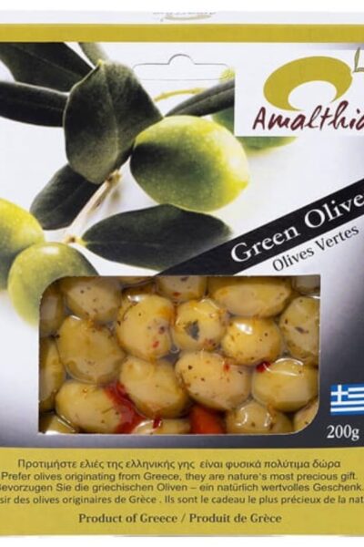 Oliwki zielone Extra Jumbo całe AMALTHIA vacuum