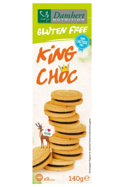 Bezglutenowe ciastka King Choc Damhert