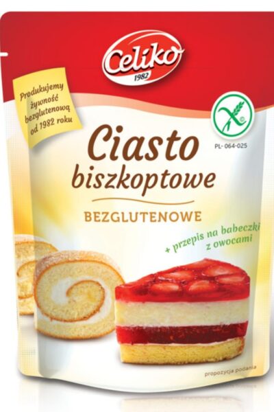 Mieszanka na ciasto biszkoptowe bezglutenowe Celiko 200g