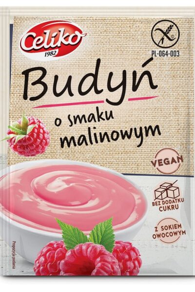 Budyń o smaku malinowym bez glutenu Celiko 40g