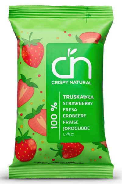 Suszone plastry truskawki Crispy Natural