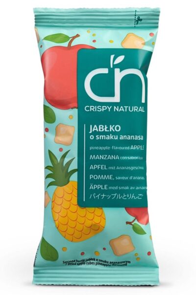 Kostki jabłka z sokiem z ananasa Crispy Natural