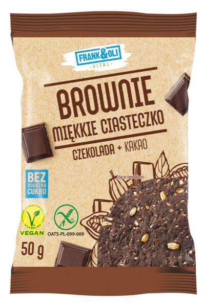 Ciastko brownie czekolada i kakao Frank&Oli