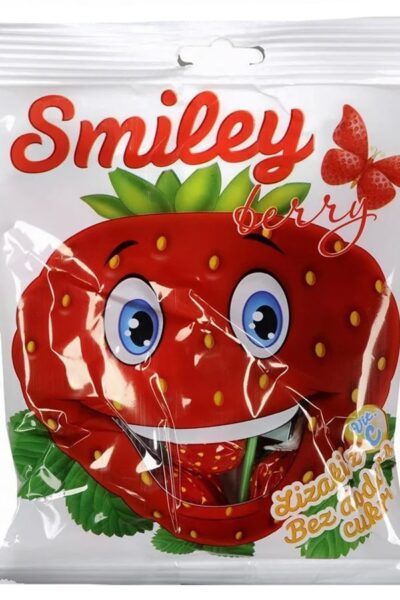 Lizaki truskawkowe musujące bez dodatku cukru