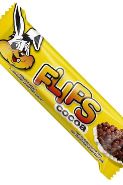 Baton zbożowy kakao Flips 25g