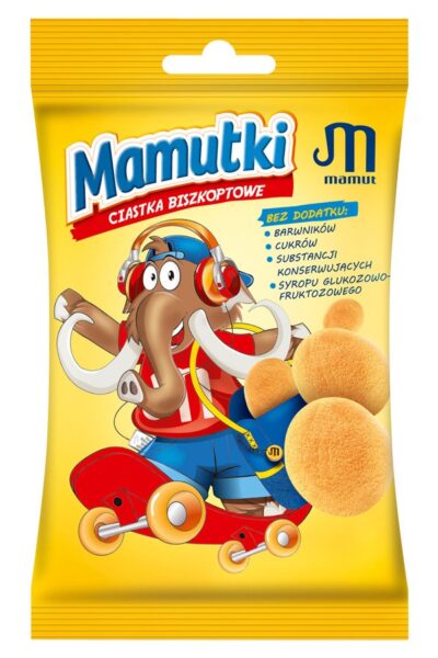 Mamutki - ciastka biszkoptowe bez dodatku cukru 20g