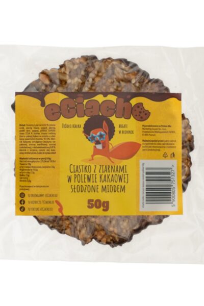 Ciastko z ziarnami w polewie eCiacho