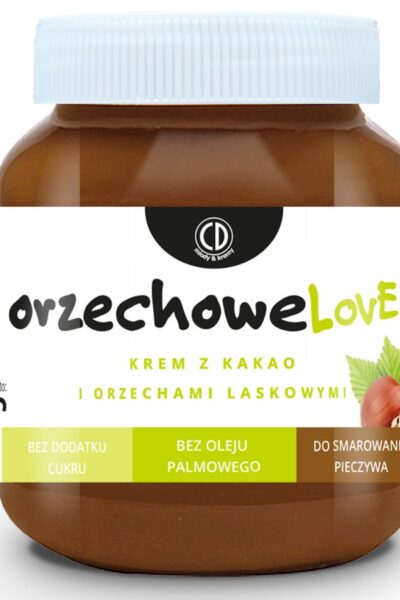 Krem o smaku orzechowo-kakaowym ORZECHOWELOVE CD 350g