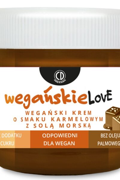Krem karmel z solą morską "WEGAŃSKIELOVE" CD