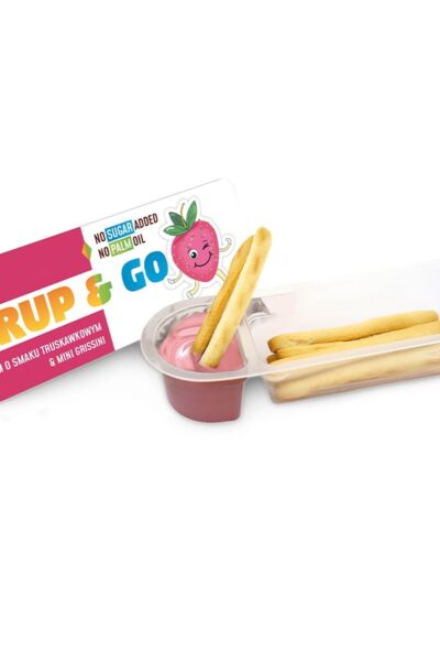 Chrup and GO - słodka przekąska o smaku truskawkowym CD