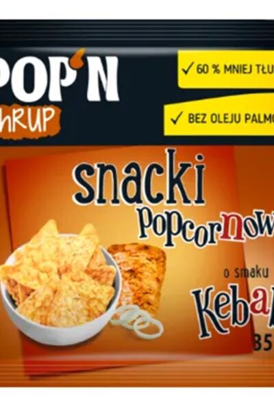 POP'N Chrup snacki popcornowe kebabowe Sante