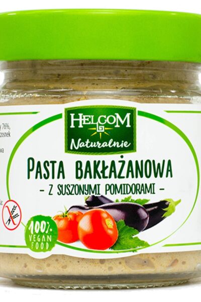 Pasta bakłażanowa z suszonymi pomidorami Helcom 190g