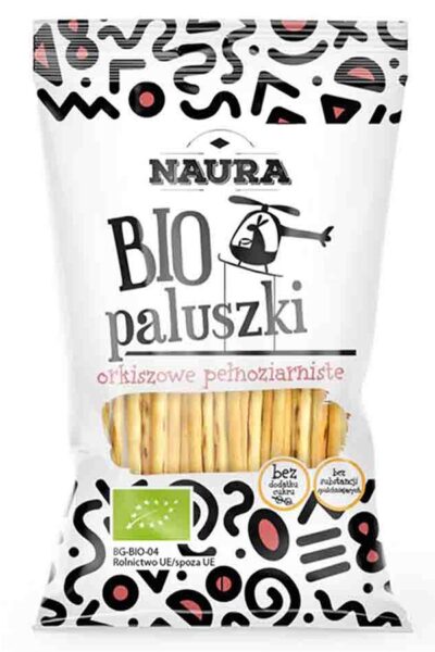 Paluszki orkiszowe pełnoziarniste Naura BIO