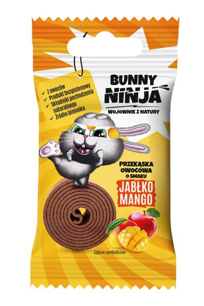 Przekąska owocowa o smaku jabłko-mango Bunny Ninja