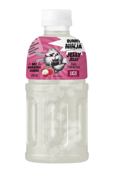 Napój z sokiem z liczi NFC oraz galaretką kokosową Bunny Ninja