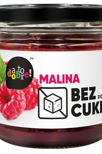 Malina bez dodatku cukru o konsystencji konfitury A To Dobre!
