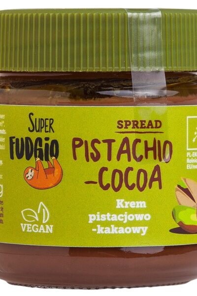 Krem pistacjowo–kakaowy bezglutenowy Super Fudgio BIO 190g