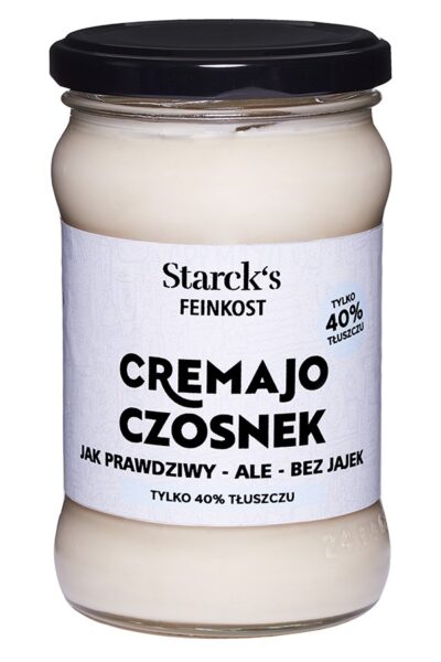 Cremajo Czosnkowy - Jak prawdziwy majonez - ale bez jajek Starck's