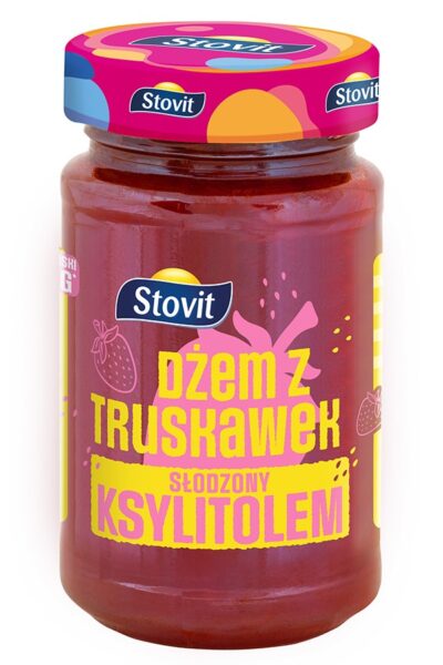 Dżem truskawkowy słodzony ksylitolem Stovit 250g