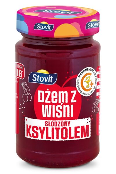 Dżem wiśniowy słodzony ksylitolem Stovit 250g