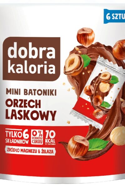 Minibatoniki - orzech laskowy Dobra Kaloria