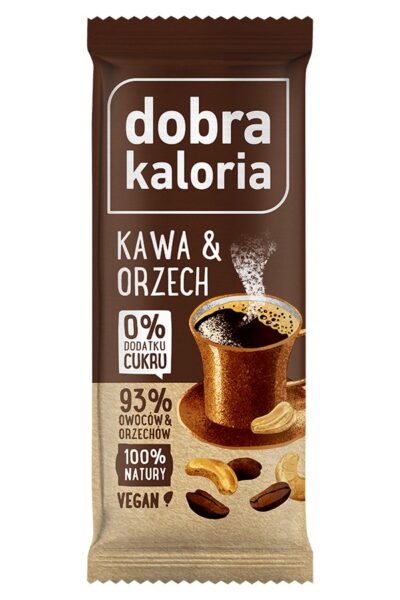 Baton owocowy - kawa i orzech Dobra Kaloria 35g