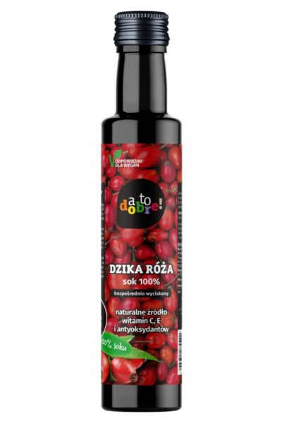 Dzika róża sok 100% A to dobre!