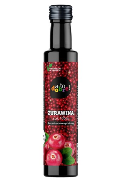 Żurawina sok 100% A to dobre!
