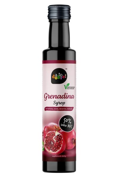 Syrop z owoców granatu z dodatkiem witaminy C A to dobre!