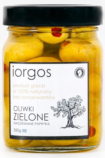 Oliwki zielone PREMIUM - z papryką IORGOS