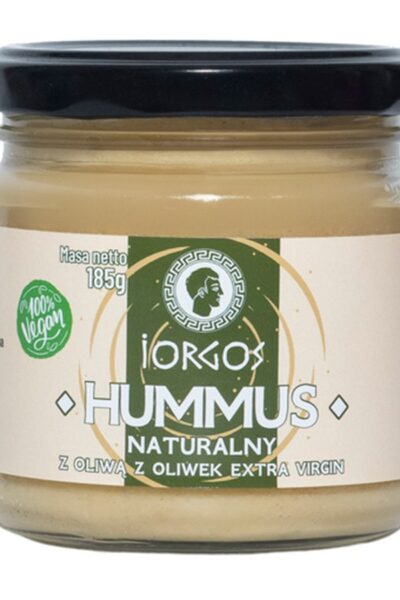 Hummus naturalny z oliwą z oliwek Iorgos