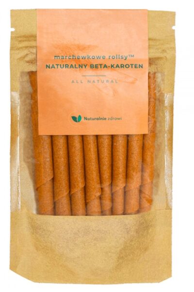 Marchewkowe rollsy naturalny betakaroten Naturalnie Zdrowi