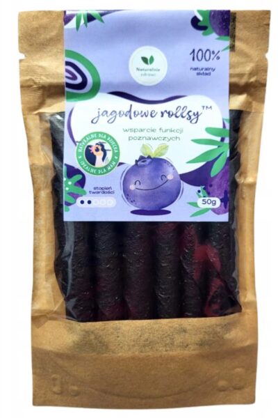 Jagodowe rollsy Naturalnie Zdrowi