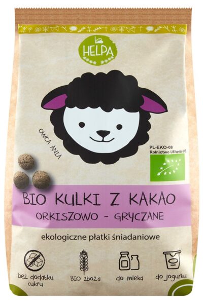 Bio Kulki Orkiszowo-Gryczane z Kakao 160 g