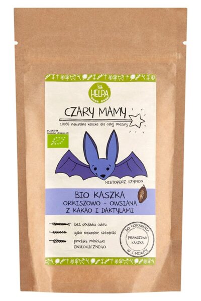 Kaszka Orkiszowo - Owsiana z Kakao i Daktylami HELPA BIO