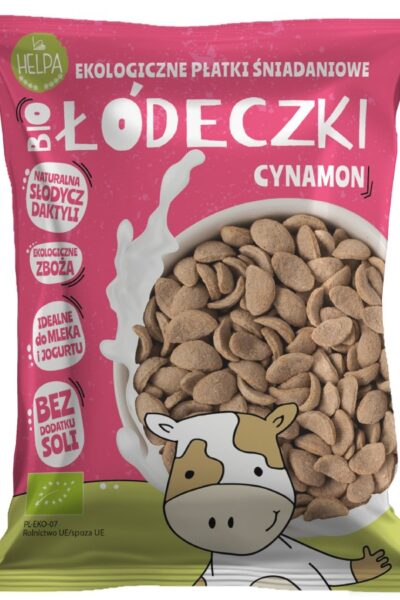 Łódeczki jaglano-owsiane z cynamonem Helpa BIO