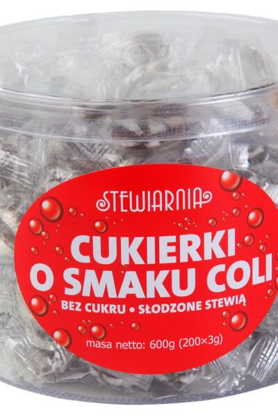 Cukierki cola bez cukru tuba 600g (ok200 szt)