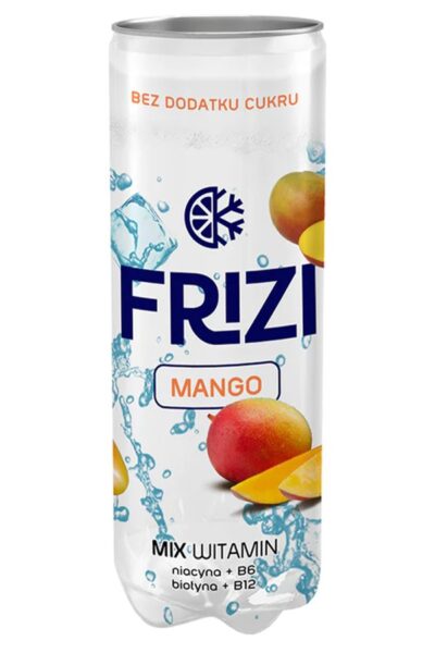 Napój owocowy lekko gazowany z dodatkiem witamin Mango Frizi