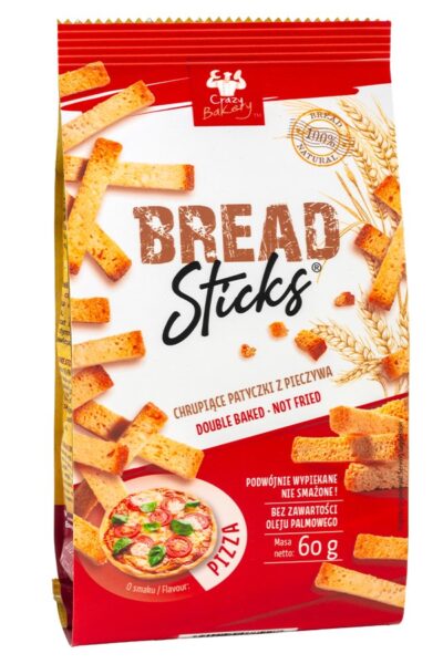 Paluszki chlebowe Pizza Bread Sticks 60g