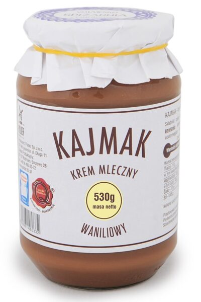 Kajmak o smaku waniliowym słoik