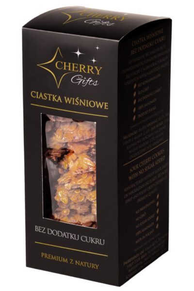 Ciastka wiśniowe bez dodatku cukru Cherry Gifts