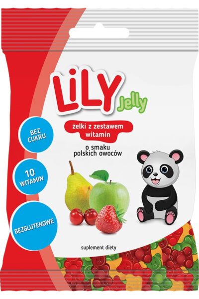 Żelki z zestawem witamin o smaku polskich owoców LILY Jelly